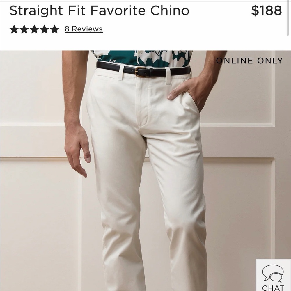 Todd Snyder Straight Fit Chino - White